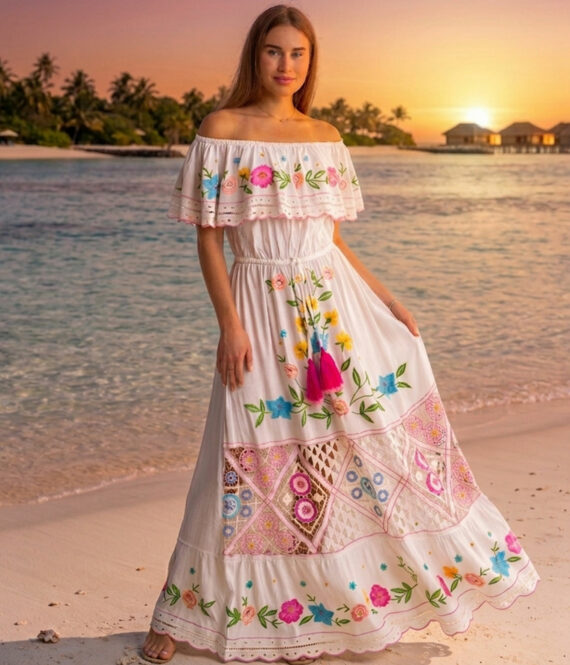 Vestido Santorini white